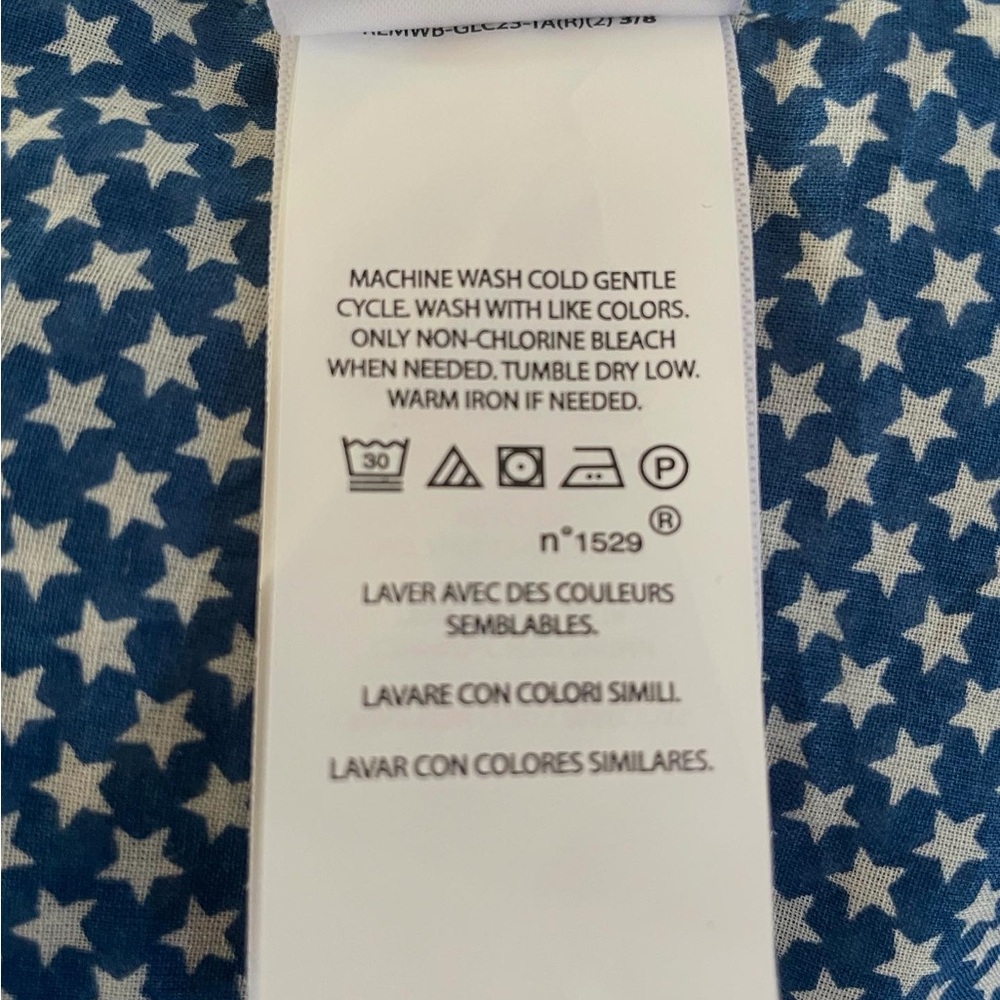 Polo Ralph Lauren blue and white star print dress! - Picture 10 of 11